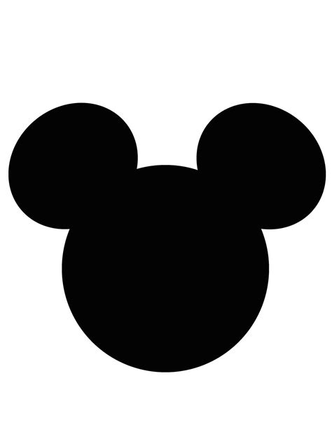 Mickey Head Template